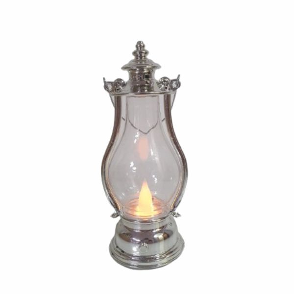 Luminária - Prata Lampião Vintage 